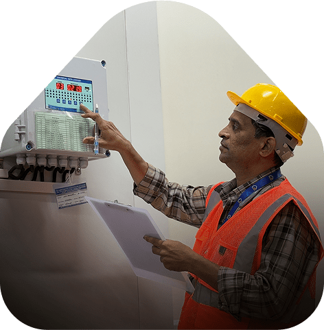 24/7 temperature monitoring